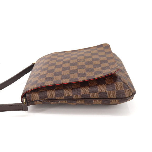Louis Vuitton Damier Musette Salsa Long Shoulder Bag Ebene Gold Hardware - Picture 3 of 7